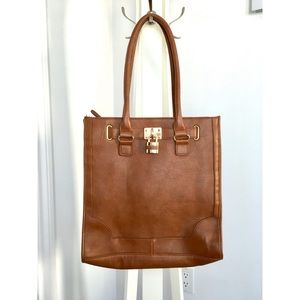 Faux leather tote bag - Jessica